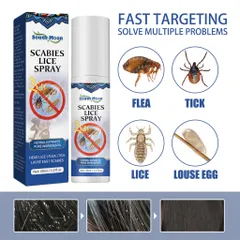 Xịt Diệt Chí Côn Trùng Trên Da Đầu South Moon - Loại Bỏ Chí, Rận và Trứng Hiệu Quả - Dung Tích 30ml, Sản Phẩm Mỹ Phẩm An Toàn
