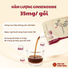 Nước Hồng Sâm Hoàng Hậu Daedong 20 Gói x 120ml - Giải Pháp Sức Khỏe, Bổ Sung Năng Lượng Hằng Ngày từ Hàn Quốc