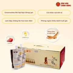 Nước Hồng Sâm Hoàng Hậu Daedong 20 Gói x 120ml - Giải Pháp Sức Khỏe, Bổ Sung Năng Lượng Hằng Ngày từ Hàn Quốc
