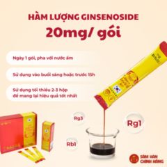 Nước Hồng Sâm Hàn Quốc Cao Cấp Daedong - Chiết Xuất Premium 30 Gói x 10ml, Bổ Sung Sức Khỏe và Năng Lượng Hàng Ngày