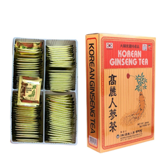 Trà Hồng Sâm Hàn Quốc 100 Gói - Korean Ginseng Tea Chính Hãng, Hương Vị Dịu Nhẹ, Hỗ Trợ Sức Khỏe Hàng Ngày