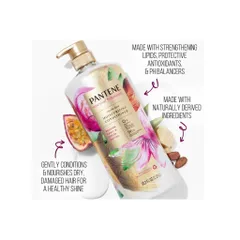 Dầu gội và dầu xả Pantene Essential Botanicals Passion Fruit & Cocoa Butter