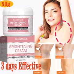 Kem Làm Trắng Da West&Month 50g - Mờ Thâm Nách, Bẹn, Mông, Khuỷu Tay, Đầu Gối - Dưỡng Ẩm và Làm Sáng Da Hiệu Quả
