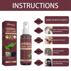 Dầu Gội Xịt Tóc Đen Vĩnh Viễn Hà Thủ Ô - Giải Pháp Chăm Sóc Tóc từ Thảo Mộc, Giúp Mọc Tóc Khỏe Mạnh & Bóng Đẹp tự nhiên