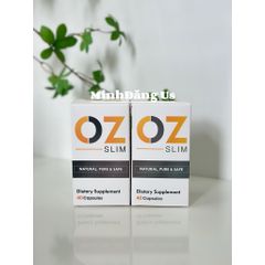 Viên Hỗ Trợ Giảm Cân OZ Slim USA - Hỗ Trợ Tăng Cường Trao Đổi Chất, Kiểm Soát Thèm Ăn, Hộp 40 Viên, Dành Cho Nam Nữ