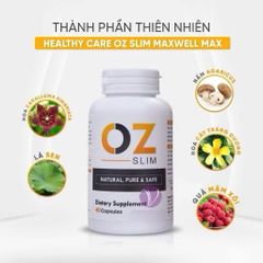 Viên Hỗ Trợ Giảm Cân OZ Slim USA - Hỗ Trợ Tăng Cường Trao Đổi Chất, Kiểm Soát Thèm Ăn, Hộp 40 Viên, Dành Cho Nam Nữ