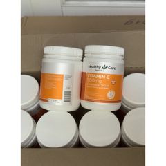 Viên Nhai Healthy Care Vitamin C 500mg - Tăng Cường Sức Đề Kháng, Làm Sáng Da, Mờ Thâm Nám - 500 Viên Nội Địa Úc