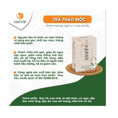 Trà Thảo Mộc Quê Việt Hỗ Trợ Mát Gan, Ngủ Ngon, Giảm Căng Thẳng - Hữu Cơ 600g (20 Gói 30g)