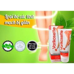 Kem giãn tĩnh mạch Varikosette Nga 75ml - Hỗ trợ lưu thông máu, giảm nặng, phù cho đôi chân, nuôi dưỡng làn da mềm mượt