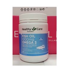 Dầu Cá Tự Nhiên Fish Oil 1000 mg Omega 3 Healthy Care Úc - Hỗ Trợ Tim Mạch & Phát Triển Trí Não, Hộp 400 Viên