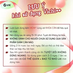 VICHI++ tặng kèm khoá cân viên uống giảm cân cấp tốc nhanh an toàn chính hãng hộp 30 viên
