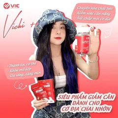 VICHI++ tặng kèm khoá cân viên uống giảm cân cấp tốc nhanh an toàn chính hãng hộp 30 viên