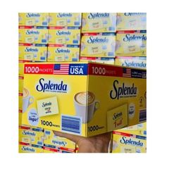 Thùng 1000 Gói Đường Ăn Kiêng Splenda Zero Calorie Sweetener - Dành Cho Người Tiểu Đường, Giảm Cân, Làm Bánh ngon Miễn Phí Calorie