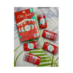 Sáp Lăn Nách Khử Mùi Old Spice Pure Sport 68g - Nguyên Hộp 5 Chai, Kháng Khuẩn, Giữ Thoáng Mát, Hương Dễ Chịu Từ Mỹ