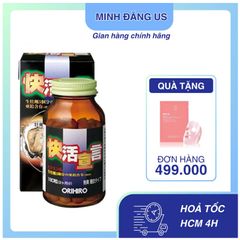 Viên Uống Tinh Chất Hàu Tươi Tỏi Nghệ Orihiro 180 Viên - Hỗ Trợ Tăng Cường Sinh Lý Nam