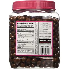 SOCOLA SỮA BỌC HẠNH NHÂN / NHO KHÔ RAISINS KIRKLAND MỸ