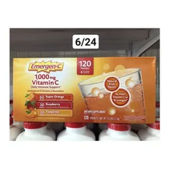 Bột hoà tan Emergen-C 1000mg hộp 120, date 2024