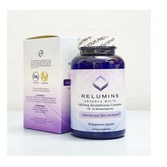 Viên Uống Siêu Trắng Da Relumins Advance White 1650mg Của Mỹ 90 Viên