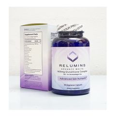 Viên Uống Siêu Trắng Da Relumins Advance White 1650mg Của Mỹ 90 Viên