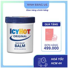 Dầu nóng ICY HOT BALM PAIN RELIEVING - Giảm đau cơ, viêm khớp, nóng lạnh dễ chịu - Sản phẩm chăm sóc sức khỏe từ Mỹ