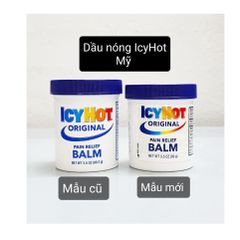 Dầu nóng ICY HOT BALM PAIN RELIEVING - Giảm đau cơ, viêm khớp, nóng lạnh dễ chịu - Sản phẩm chăm sóc sức khỏe từ Mỹ