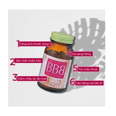 Viên uống Nở Ngực BBB ORIHIRO Nhật Bản - 300 Viên Tăng Kích Thước và Săn Chắc Ngực cho Phụ Nữ sau Sinh