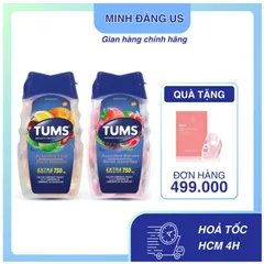 date 1/28 - Kẹo ngậm hương trái cây hỗ trợ tiêu hoá Tums chai 200 viên từ Mỹ