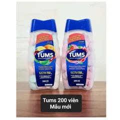 date 1/28 - Kẹo ngậm hương trái cây hỗ trợ tiêu hoá Tums chai 200 viên từ Mỹ