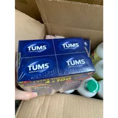 date 1/28 - Kẹo ngậm hương trái cây hỗ trợ tiêu hoá Tums chai 200 viên từ Mỹ