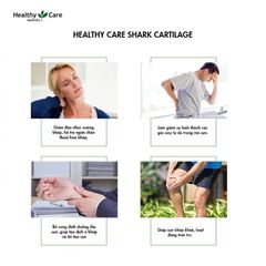 Viên Uống Sụn Vi Cá Mập Healthy Care 750mg - Hỗ Trợ Bổ Xương Khớp, Thị Lực và Tim Mạch, 200 Viên Điều Trị Khớp Hiệu Quả