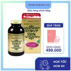 Tảo Xoắn Spirulina Tem Đỏ Nhật Bản 2200 Viên - Giải Độc, Tăng Cường Hệ Miễn Dịch, Hỗ Trợ Giảm Cân