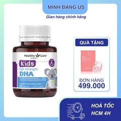 Viên Uống Bổ Sung DHA Healthy Care Cho Bé Từ 4 Tháng Tuổi - Vị Chanh Dễ Uống, Tăng Cường IQ Và Thị Lực - Sản Phẩm CHUẨN ÚC