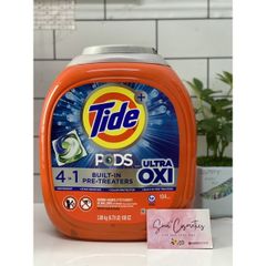 Viên Giặt Tide Pods Ultra Oxi 104 Viên 3.08kg - Mỹ