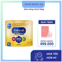 [Hàng Mỹ] Hộp Sữa Bột Enfamil *Hộp Nhựa* Neuro Pro Cho Trẻ 0-12 Tháng (587g) 11/2025 - Mỹ (Hộp)