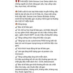 Viên Uống Thải Độc Gan Swisse 120 Viên - Hỗ Trợ Thanh Lọc Cơ Thể Chất Lượng Từ Úc