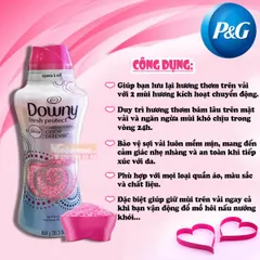 Viên xả vải Downy (Màu hồng) của Mỹ