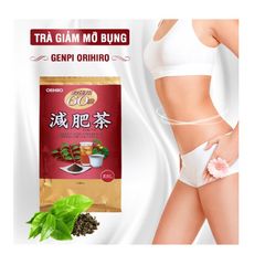 Trà giảm mỡ bụng Genpi Orihiro Nhật Bản - Hỗ trợ giảm béo, thải độc, tăng cường sức khỏe - Gói 60 túi lọc thảo mộc tự nhiên