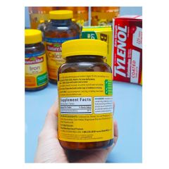 Viên uống bổ sung Sắt Nature Made 65mg - Hỗ trợ phòng ngừa thiếu máu và tăng cường sức đề kháng - Chai 365 viên Mỹ