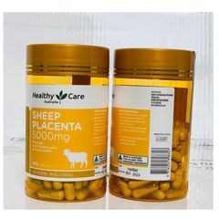 Viên Uống Nhau Thai Cừu Healthy Care 5000mg - Giúp Làm Sáng Da, Mờ Nám, Chống Lão Hóa - 100 Viên Hỗ Trợ Làm Đẹp Da