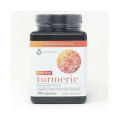 Viên uống tinh chất nghệ Youtheory Turmeric 1000mg 180 viên của Mỹ