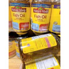 Dầu Cá Omega 3 Fish Oil Nature Made 1200mg 200 Viên Bổ Mắt