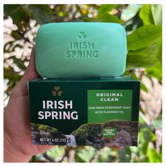 Xà Bông Cục Irish Spring Mỹ - Dịu Nhẹ, Giữ Ẩm, Thơm Mát Dùng Cho Người Lớn & Trẻ Nhỏ - Hỗ Trợ Kháng Khuẩn