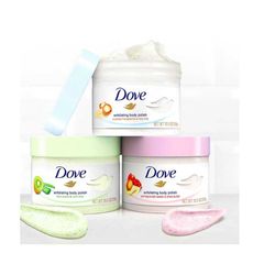 Tẩy Da Chết Toàn Thân DOVE Exfoliating Body Polish 298g - Sản Phẩm Dưỡng Ẩm Chống Lão Hóa, Hương Đào Ngọt Ngào, Sạch Lỗ Chân Lông
