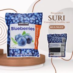 Việt Quất Blueberry Organic Sấy Khô Kirkland Signature Whole Dried Blueberries