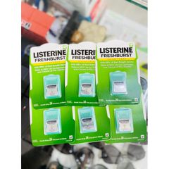 Miếng Ngậm Thơm Miệng Diệt Khuẩn Listerine Hộp 3 Vỉ 72 Miếng