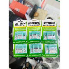 Miếng Ngậm Thơm Miệng Diệt Khuẩn Listerine Hộp 3 Vỉ 72 Miếng