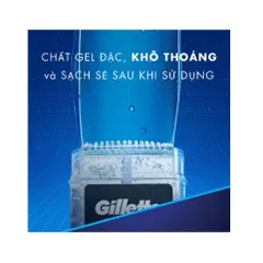 Lăn Khử Mùi Nam Gillette Cool Wave 107g - Gel Khử Mùi Tươi Mát, Chống Mồ Hôi Hiệu Quả, Giữ Thoáng Khô 48 Giờ