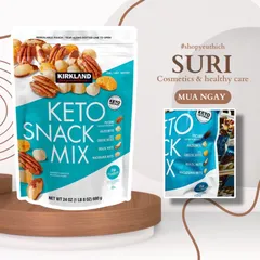 Hạt Tổng Hợp Kirkland Signature Keto Snack Mix 680g 05/2023 (Bịch)