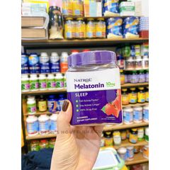 Kẹo ngủ Natrol Melatonin Gummies 10mg 90 viên - Giúp Ngủ Ngon, Hỗ Trợ Giấc Ngủ, Hương Dâu Tự Nhiên, Sản Phẩm Mỹ
