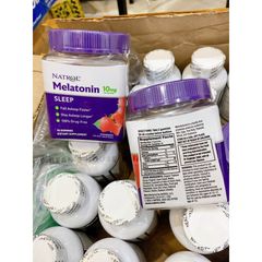 Kẹo ngủ Natrol Melatonin Gummies 10mg 90 viên - Giúp Ngủ Ngon, Hỗ Trợ Giấc Ngủ, Hương Dâu Tự Nhiên, Sản Phẩm Mỹ